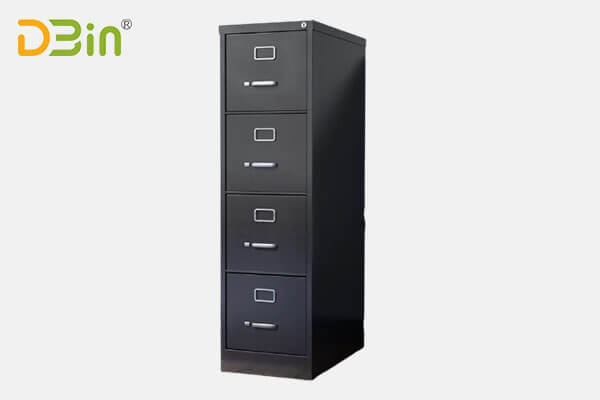Black High capacity 4-Drawer Lateral Filing Cabinet manufacturer